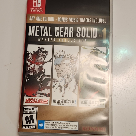 Nintendo Switch Metal Gear Solid collection Vol 1 - Picture 1 of 3